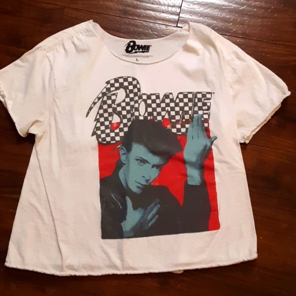 Tops - David Bowie tshirt sz large